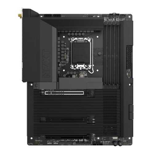 Rent to own NZXT - N9 Z890 LGA 1851 Intel Z890 ATX DDR5 Wi-Fi 6E Motherboard with Full Cover - Black