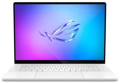 Rent to own ASUS - ROG Zephyrus G16 16" OLED 2.5K 240Hz Gaming Laptop - Intel Core Ultra 9 - 64GB RAM - NVIDIA GeForce RTX 5080 - 2TB SSD - Platinum White