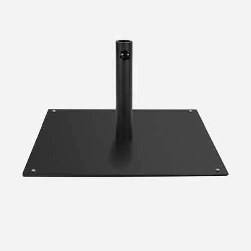 Rent to own Costway 20'' Square Patio Umbrella Base Weighted 35 LBS Outdoor Market Stand Footpads - Black