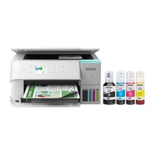 Rent to own Epson - EcoTank ET-3930 Wireless All-in-One Color Supertank Inkjet Printer - White