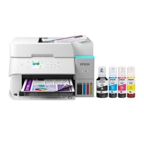 Rent to own Epson - EcoTank ET-3950 Wireless All-in-One Color Supertank Inkjet Printer - White
