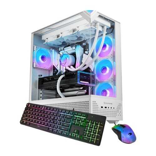 Rent to own iBUYPOWER -Element 9 Pro Gaming Desktop PC -Intel Core i9 14900KF, NVIDIA GeForce RTX 5070Ti 16GB, 32GB DDR5 RGB,1TB SSD - White