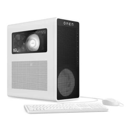 Rent to own HP - OMEN 16L Gaming Desktop TG03-0110 - Intel Core Ultra 5 225F - 8GB Memory - 512 GB SSD - White