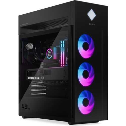 Rent to own HP - OMEN 45L Gaming Desktop GT22-3060 - Intel Core Ultra 7 265K - 32GB Memory - 1 TB SSD - Black