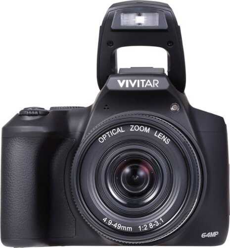 Rent to own Vivitar - 4K Hybrid Optical Zoom Bridge Camera - Black
