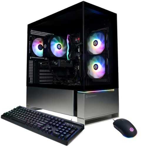 Rent to own CyberPowerPC - Gamer Master Gaming Desktop - AMD Ryzen 7 8700F - 16GB Memory - NVIDIA GeForce RTX 5060 Ti 8GB - 2TB PCIe 4.0 SSD - Black