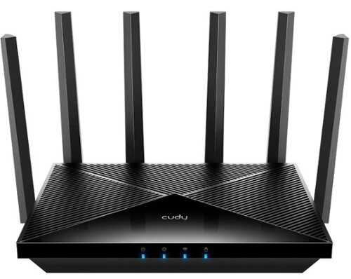 Rent to own Cudy - BE11000 2.5G Tri-Band Wi-Fi 7 Mesh Router - black