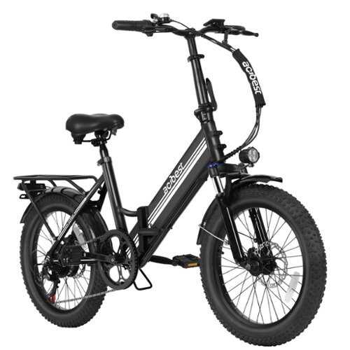 Rent to own Actbest - Speedy ST Commuting Electric Bike Step Thru Folding Fat Tire Ebike w/ 40mi Max Range 20mph Top Speed 750w Peak Power - One Size - Black