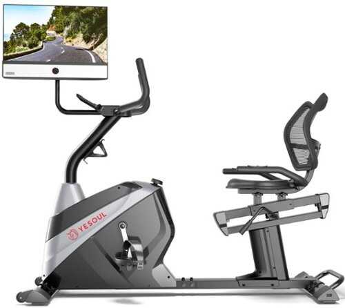 Rent to own Yesoul J1 PLUS Recumbent Bike - Black