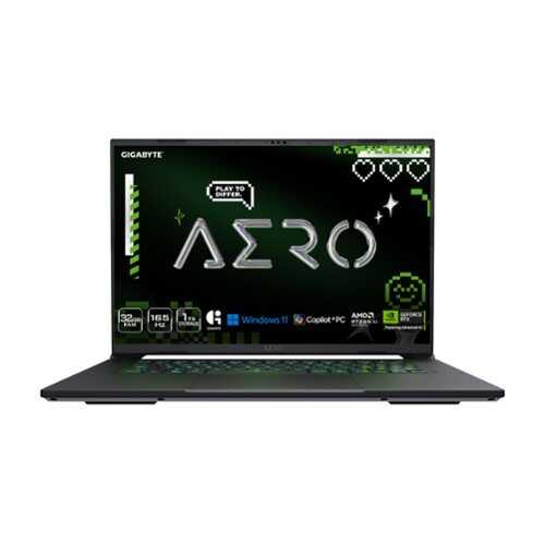 Rent to own GIGABYTE - AERO X16 - Copilot+ PC - 16" 2560×1600 WQXGA AMD Ryzen Al 7 350 - 1TB SSD - 32GB DDR5 RAM GeForce RTX 5070 - Space Grey