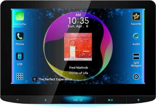 Rent to own JVC - 10.1” Wireless Android Auto & Apple CarPlay DM Receiver with OEM Integration and iDatalink Maestro Required - Black
