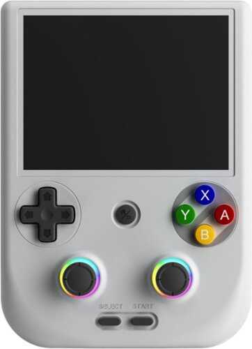 Rent to own Anbernic - RG406V 4" IPS Touchscreen Retro Gaming Handheld - Android 13 - Unisoc T820 - 8GB RAM with 128GB SSD - Gray