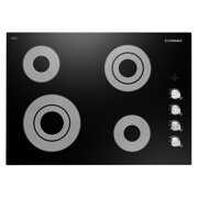 Rent to own 30 in. Electric Ceramic Glass Cooktop with 5 Burners, Dual Zone Elements, Hot Surface Indicator Light and Control Knobs