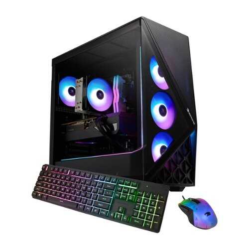 Rent to own iBUYPOWER -Slate 9 Black Gaming Desktop PC -Intel Core Ultra 7 265F,NVIDIA GeForce RTX 5060Ti 16GB,32GB DDR5 RGB,2TB SSD - Black