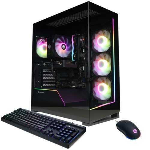 Rent to own CyberPowerPC - Gamer Master Gaming Desktop - AMD Ryzen 7 9700X - 16GB Memory - NVIDIA GeForce RTX 5060 8GB - 1TB PCIe 4.0 SSD - Black