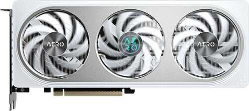 Rent to own GIGABYTE GeForce RTX 5060 AERO OC 8G Graphics Card, 8GB 128-bit GDDR7, PCIe 5.0, WINDFORCE cooling system - White