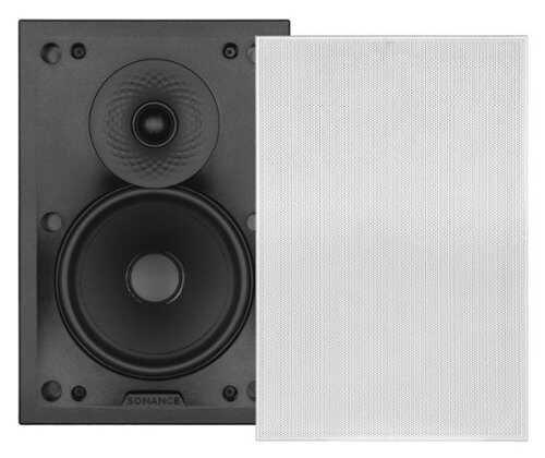 Rent to own Sonance - VXXT6 RECTANGLE SINGLE SPEAKER - Visual Experience Extreme 6-1/2" 2-Way In-Wall Rectangle Outdoor Speaker (Each) - Paintable White