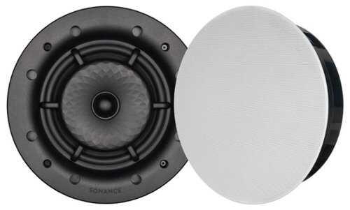 Rent to own Sonance - VXXT8R SINGLE SPEAKER - Visual Experience Extreme Round 8" 2-Way Outdoor In-Ceiling Speaker (Each) - Paintable White