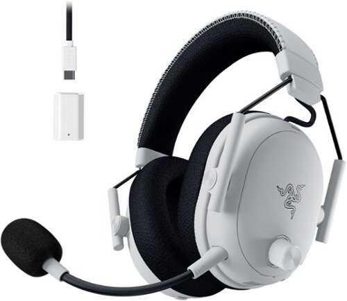 Rent to own Razer - BlackShark V3 Pro ANC Wireless Gaming Headset for PC, Mac, Playstation, Nintendo Switch, Smartphone - White