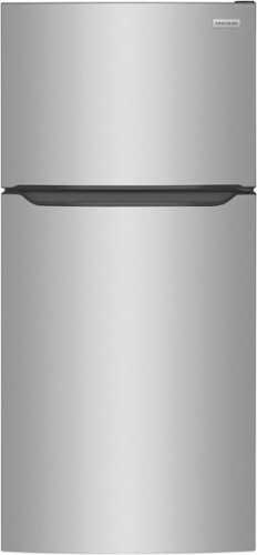 Rent to own Frigidaire - 20 Cu. Ft. Garage Ready Top Freezer Refrigerator - Stainless steel