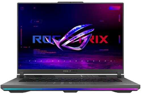 Rent to own ASUS - ROG Strix G16 16" 2.5K 240Hz Gaming Laptop - AMD Ryzen 9 9955HX3D with 32GB RAM - NVIDIA GeForce RTX 5070 Ti - 1TB SSD - Eclipse Gray