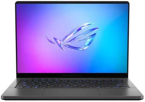 Rent to own ASUS - ROG Zephyrus G14 14" OLED 3K 120Hz Gaming Laptop - AMD Ryzen AI 9 HX - 32GB RAM - NVIDIA GeForce RTX 5070 Ti - 2TB SSD - Eclipse Gray
