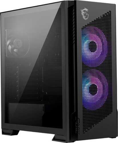 Rent to own MSI - MPG VELOX 300R ATX Mid-Tower PC Case - Black