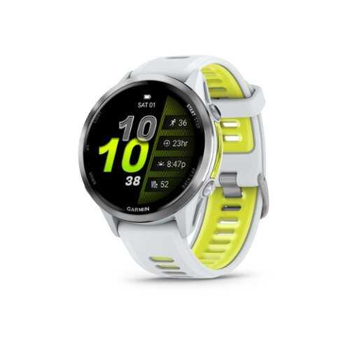 Rent to own Garmin - Forerunner 970 GPS Smartwatch 47 mm Titanium - Titanium with Whitestone Case