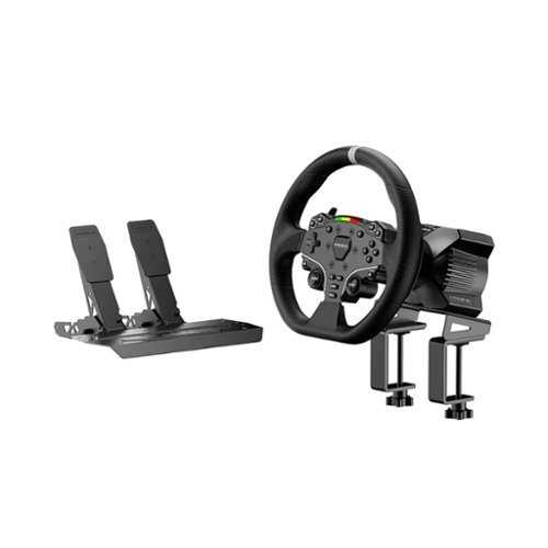 Rent to own Moza Racing - R3 Direct Drive Wheel and Pedal Bundle for PC - Black