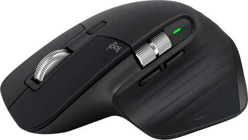 Rent to own Logitech - MX Master 3S Bluetooth Edition Performance Wireless Optical Mouse with Ultra-fast Scrolling and Quiet Clicks - Wireless - Black