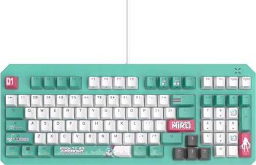 Rent to own ASUS - TUF Gaming K3 Gen II 96% Wired Optical-Mechanical RGB Gaming Keyboard - Hatsune Miku Edition
