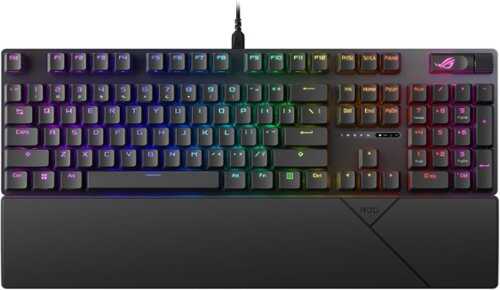 Rent to own ASUS - ROG Strix Scope II X Full-size Wireless Mechanical RGB Gaming Keyboard with Hot-Swappable ROG NX Snow Switches - Black