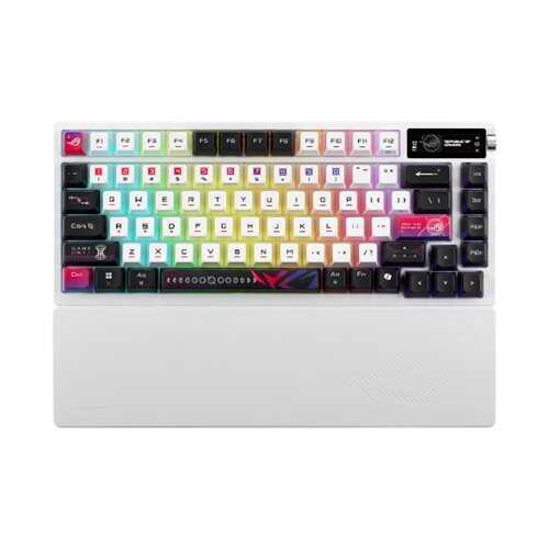 Rent to own ASUS - ROG Azoth X 75% Wireless Mechanical RGB Gaming Keyboard with Hot-Swappable ROG NX Snow Switches - White