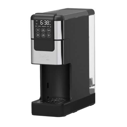 Rent to own bella PRO - Perfect Grind Programmable Single-Serve Coffee Maker with Integrated Burr Grinder - Stainless Steel