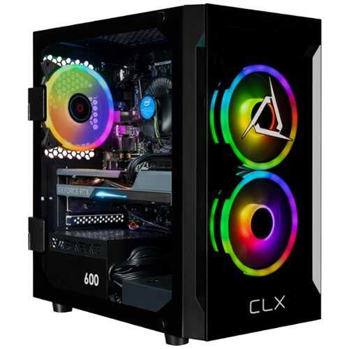 Rent to own CLX SET Gaming Desktop - Intel Core i5 14400F - 32GB DDR5 5600 Memory - GeForce RTX 5060 Ti 8GB - 2TB NVMe M.2 SSD - Black