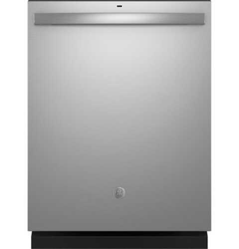 Rent to own GE - 24" Top Control Built-in Hybrid Stainless Steel Dishwasher with 3rd Rack, Bottle Jets, and 50 dBA - Stainless Steel