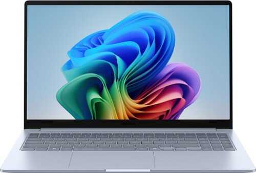 Rent to own Samsung - Galaxy Book4 Edge - Copilot + PC - 15.6" LED Laptop - Qualcomm Snapdragon X- 16GB Memory- 512 GB Storage - Sapphire Blue