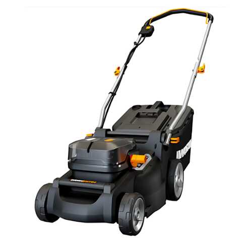 Rent to own Worx Nitro WG737 40V 16" Cordless Push Lawn Mower with Brushless Motor (Batteries & Charger Included) - Black