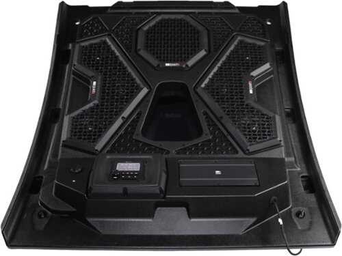 Rent to own MB Quart - Tuned 6 Speaker Audio Roof with 3.5 Inch LCD Source Unit for Polaris RZR Trail - Black