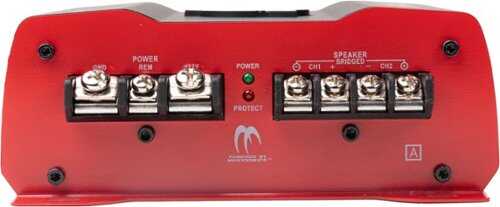 Rent to own Crunch - V-DRIVE 2125W 2-Channel Car Audio Amplifier - Black