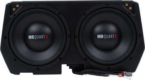 Rent to own MB Quart - Can-Am Defender Tuned 10" Single-Voice-Coil 4-Ohm Subwoofer with Integrated 400W Amp - Black