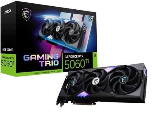 Rent to own MSI - NVIDIA GeForce RTX 5060 Ti 8G GAMING TRIO OC 8GB GDDR7 PCI Express Gen 5 Graphics Card - Black
