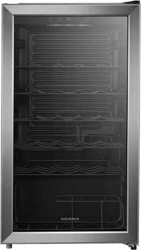 Rent to own Insignia™ - 29 Bottle Wine Cooler with ENERGY STAR Certification - Stainless Steel Look