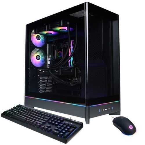 Rent to own CyberPowerPC - Gamer Supreme Gaming Desktop - AMD Ryzen 7 9700X - 32GB Memory - AMD Radeon RX 9060 XT 16GB - 2TB PCIe 4.0 SSD - Black