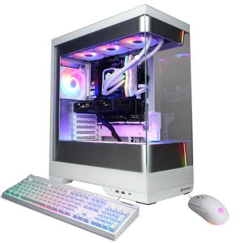 Rent to own CyberPowerPC - Gamer Supreme Gaming Desktop - AMD Ryzen 7 7800X3D - 32GB Memory - AMD Radeon RX 9060 XT 16GB - 2TB PCIe 4.0 SSD - White