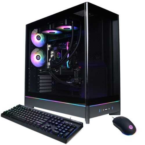Rent to own CyberPowerPC - Gamer Supreme Gaming Desktop - Intel Core Ultra 7 265F - 16GB Memory - AMD Radeon RX 9060 XT 8GB - 2TB PCIe 4.0 SSD - Black