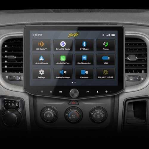 Rent to own Stinger - 10.1” Android Auto/Apple CarPlay Bluetooth Digital Media Receiver - Black