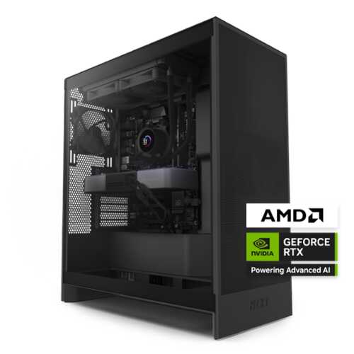Rent to own NZXT - NZXT-Player Two Gaming Desktop-AMD Ryzen 7 9700X-16GB RAM-NVIDIA GeForce RTX 5070-2TB SSD-Kraken 240mm-H7 Flow Black