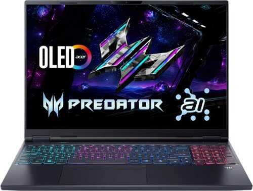 Rent to own Acer - Predator Helios Neo 16S AI Gaming Laptop - 16" OLED 240Hz - Intel Core Ultra 9 - NVIDIA GeForce RTX 5060 – 16GB – 1TB - Obsidian Black