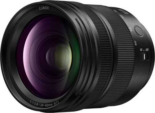 Rent to own Panasonic - LUMIX S 24-60mm F2.8 L-Mount Zoom Lens for LUMIX S Series Cameras - Black
